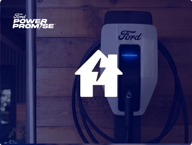 A home charger with home charging icon overlaid
